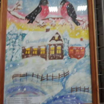 В районном Доме культуры сосотоялся районный конкурс детских рисунков “Зимушка-Зима”