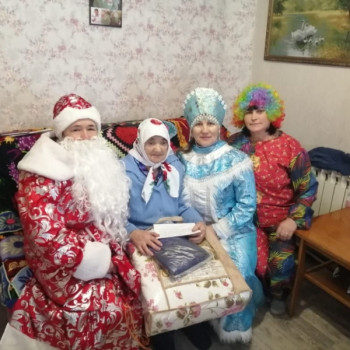 Поздравление с 90-летием тружениц тыла деревни Нижнее Тимерчеево
